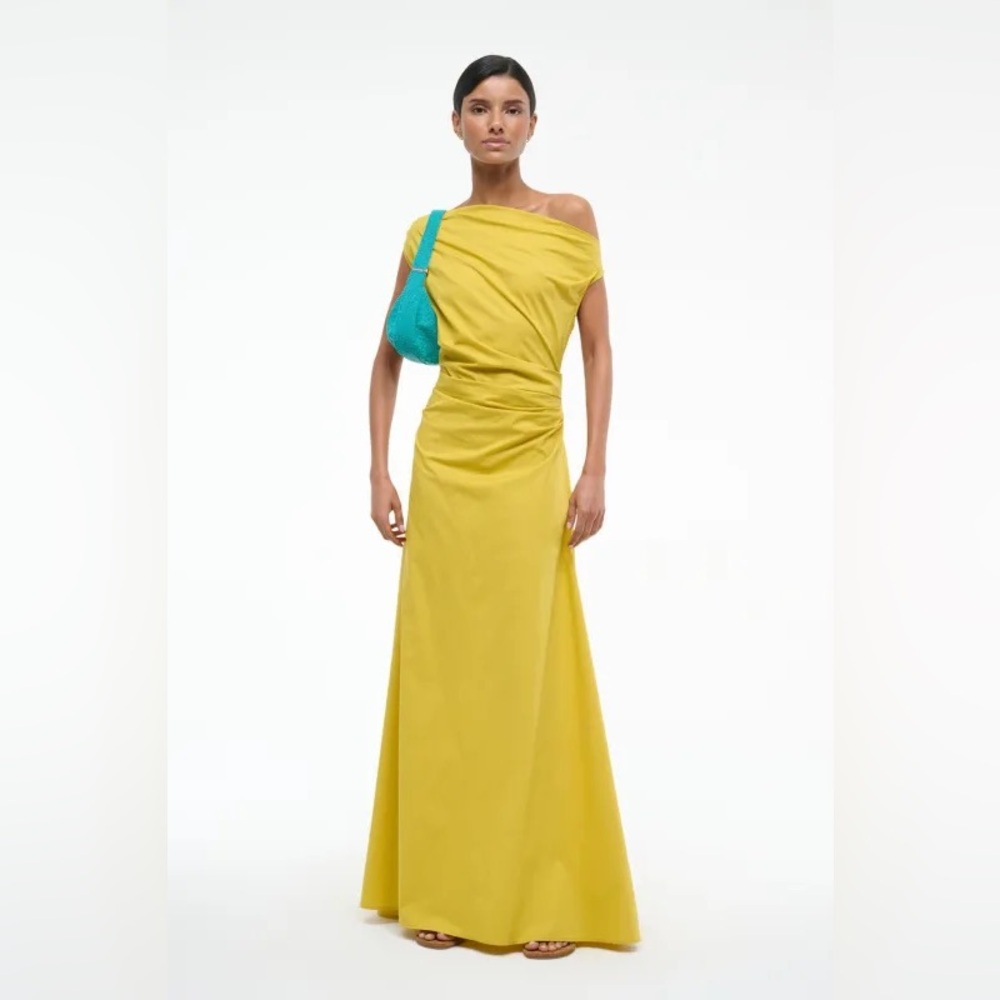 STAUD Mustard Yellow Maxi Dress Size 2